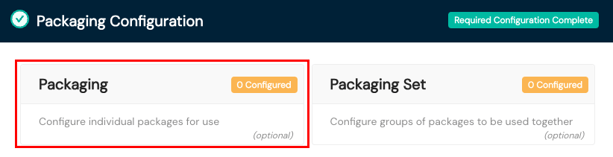 packaging sets